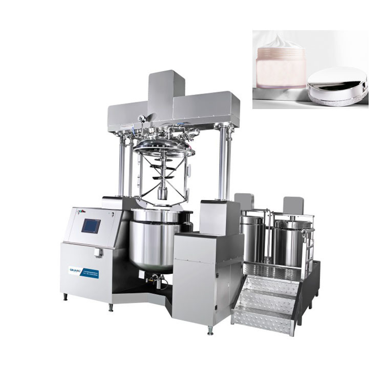 Lotion Mixer Machine	Stainless Steel 304 110V 500L Vacuum Emulsifying Equipment